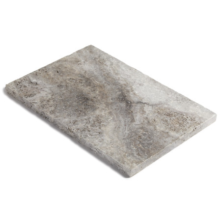 Pas japonais en Travertin Gris Silver 61x40,6x3 cm