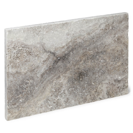 Bordure de jardin en Travertin Gris Silver 61x40,6x3 cm