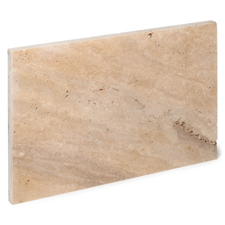 Bordure de jardin en Travertin Beige Nuancé 61x40,6x3 cm