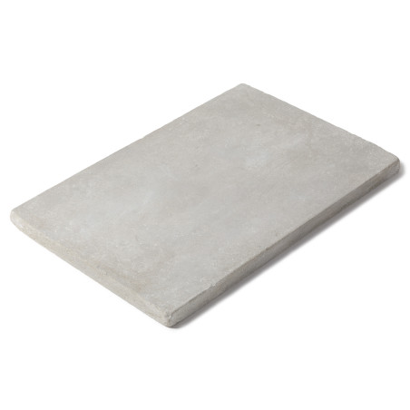 Dessus de marche pierre naturelle Atlas Gris 60x40x3 cm Bord Droit