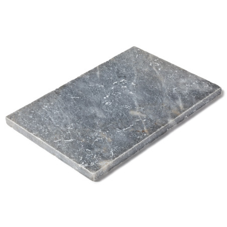 Margelle de piscine pierre naturelle Adana Gris Bleu 61x40,6x3 cm Bord Droit