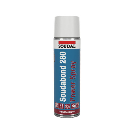 Colle néoprène Aérosol soudabond 280 power spray - SOUDAL - 500 ml