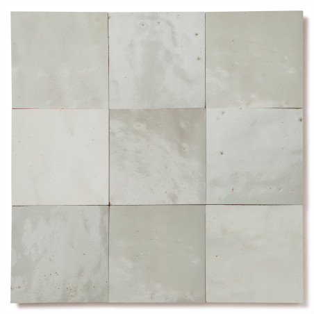 Zellige Marocain Gris Cielo 9x9 cm (lot de 1,8 m²)