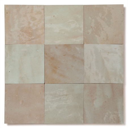 Zellige Marocain Gris Beige 9x9 cm (lot de 4,05 m²)