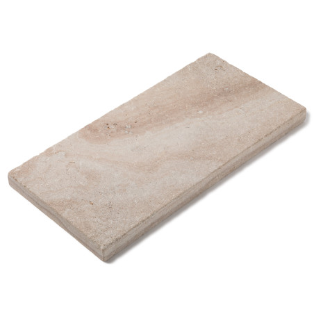 Dessus de marche pierre de Bourgogne Semond Doré 60x30x3,8 cm Bord Droit